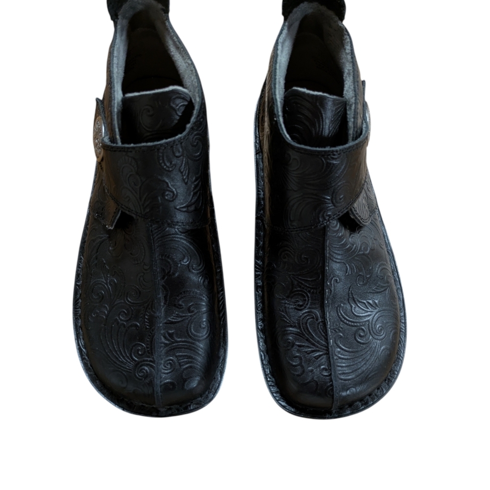 Alegria Caiti Night N Gale Leather Ankle Bootie Size 38 - Picture 3 of 11
